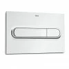 Roca PL1 Dual Flush Plate for Concealed Cisterns - Chrome -TOILET ACCESSORIES Sales 890095001 P