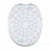 Aqualona Cirque De Fleur MDF Toilet Seat - 90619 -TOILET ACCESSORIES Sales 90619 P