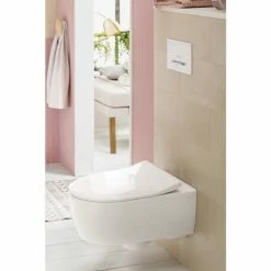 Villeroy and Boch ViConnect Glass Glossy White Dual Flush Plate - 922160RE -TOILET ACCESSORIES Sales 922160RE D2 460