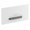 Villeroy and Boch ViConnect Glass Glossy White Dual Flush Plate - 922160RE 2 Villeroy and Boch ViConnect Glass Glossy White Dual Flush Plate - 922160RE -TOILET ACCESSORIES Sales 922160RE P