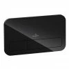 Villeroy and Boch ViConnect Glass Glossy Black Dual Flush Plate - 922400RB 2 Villeroy and Boch ViConnect Glass Glossy Black Dual Flush Plate - 922400RB -TOILET ACCESSORIES Sales 922400RB P