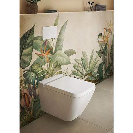 Villeroy and Boch ViConnect White Dual Flush Plate - 92249068 5 Villeroy and Boch ViConnect White Dual Flush Plate - 92249068 - Image 3