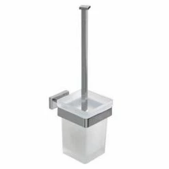 Inda Lea Wall Mounted Toilet Brush & Holder - A18140CR21