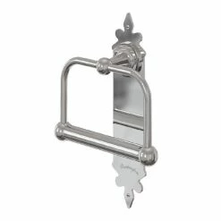 Burlington Spire Chrome Toilet Roll Holder - A45CHR
