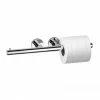Inda - Touch Double Toilet Roll Holder - A46252 2 Inda - Touch Double Toilet Roll Holder - A46252 -TOILET ACCESSORIES Sales A46252 P