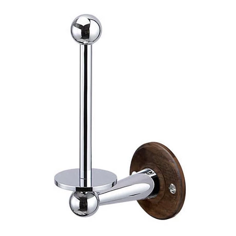 Burlington Spare Toilet Roll Holder - Walnut - A6WAL 3 Burlington Spare Toilet Roll Holder - Walnut - A6WAL