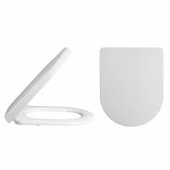 TOILET ACCESSORIES Sales 35 Alaska Luxury D Shaped Toilet Seat Square Edge - AL07