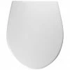Twyford Alcona Toilet Seat and Cover with Bottom Fix Metal Hinges -TOILET ACCESSORIES Sales AR7853WH P