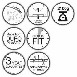 Arezzo Matt Black Soft Close Toilet Seat -TOILET ACCESSORIES Sales AZ BLK TS d1 460