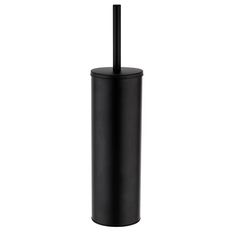 Arezzo Matt Black Toilet Brush Holder 3 Arezzo Matt Black Toilet Brush Holder
