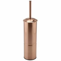 Arezzo Polished Rose Gold Toilet Brush Holder