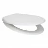 Arezzo Matt White Soft Close Toilet Seat 2 Arezzo Matt White Soft Close Toilet Seat -TOILET ACCESSORIES Sales AZ WHT TS p