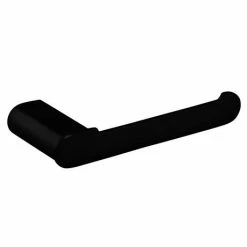 Arezzo Matt Black Toilet Roll Holder -TOILET ACCESSORIES Sales AZB165TR d2 460