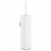 Arezzo Matt White Wall Mounted Toilet Brush + Holder -TOILET ACCESSORIES Sales AZBRHMW n p