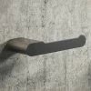 Arezzo Gunmetal Grey Toilet Roll Holder -TOILET ACCESSORIES Sales AZGM165TR n p