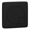 Arezzo Modern Matt Black Square Flush Plate - 70 x 70mm 2 Arezzo Modern Matt Black Square Flush Plate - 70 x 70mm -TOILET ACCESSORIES Sales AZSQMB n p