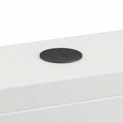 Britton Bathrooms Cistern Flush Button - Matt Black