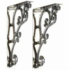 Burlington Chrome Ornate Medium Brackets - T32CHR