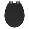 Carlton Soft Close Toilet Seat with Chrome Hinges - Various Colour Options 2 Carlton Soft Close Toilet Seat with Chrome Hinges - Various Colour Options -TOILET ACCESSORIES Sales CARL SEAT VC n p