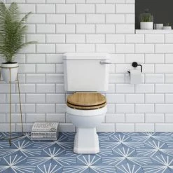 Carlton Soft Close Toilet Seat with Chrome Hinges - Various Colour Options -TOILET ACCESSORIES Sales CARL SEAT VC d3 460