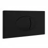 Cruze Large Push Button Plate Matt Black -TOILET ACCESSORIES Sales CBKPB01 p