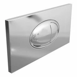 Cruze Large Chrome Push Button Plate -TOILET ACCESSORIES Sales CCPB01 nd1 460