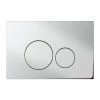 Crosswater Central Chrome Dual Flush Plate - CEFLUSHC+ 1 Crosswater Central Chrome Dual Flush Plate - CEFLUSHC+ -TOILET ACCESSORIES Sales CEFLUSHC PN