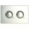 Twyford Dual Flush Mini Plate Push Button - Chrome -TOILET ACCESSORIES Sales CF9032CP P