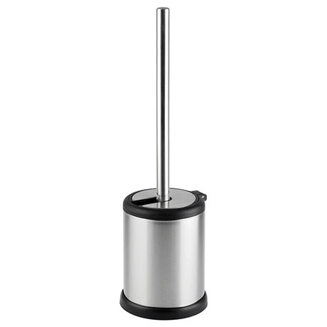 Cruze Brushed Steel Freestanding Toilet Brush & Holder 3 Cruze Brushed Steel Freestanding Toilet Brush & Holder