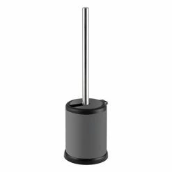 Cruze Grey Freestanding Toilet Brush & Holder