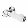 Chatsworth Luxury White Ceramic Cistern Lever Handle 2 Chatsworth Luxury White Ceramic Cistern Lever Handle -TOILET ACCESSORIES Sales CHLR1 n p