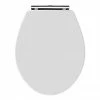 Carlton White Wooden Soft Close Toilet Seat -TOILET ACCESSORIES Sales CTS199 p