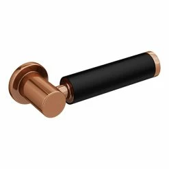 Cruze Black + Rose Gold Modern Cistern Lever