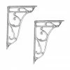 Hudson Reed Ornate Cistern Brackets - Chrome - FA322 -TOILET ACCESSORIES Sales Chrome Ornate Cistern Brackets Medium