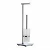 Smedbo Outline Lite Square Freestanding Toilet Brush and Roll Holder - FK603 -TOILET ACCESSORIES Sales FK603 P