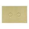 JTP Brushed Brass Steel Pneumatic Flush Plate -TOILET ACCESSORIES Sales FPBBR n p