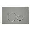 RAK Ecofix Matt Grey Dual Flush Plate with Round Buttons -TOILET ACCESSORIES Sales FSRAKPPL003503 P