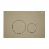 RAK Ecofix Matt Cappuccino Dual Flush Plate with Round Buttons