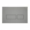 RAK Ecofix Matt Grey Dual Flush Plate with Rectangular Buttons -TOILET ACCESSORIES Sales FSRAKPPL006503 P