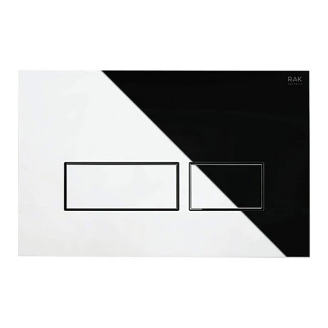 RAK Ecofix Chrome Dual Flush Plate with Rectangular Buttons 3 RAK Ecofix Chrome Dual Flush Plate with Rectangular Buttons