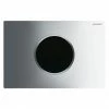 Geberit Sigma 10 Gloss Chrome + Matt Chrome Touchless Automatic Flush for UP320 Cistern