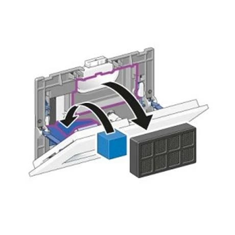 Geberit Sigma40 White Glass DuoFresh Odour Extraction Flush Plate - 115.600.SI.1 6 Geberit Sigma40 White Glass DuoFresh Odour Extraction Flush Plate - 115.600.SI.1 - Image 4