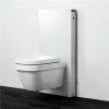 Geberit - Monolith WC Frame & Cistern for Wall Hung WC's - White/Aluminium 2 Geberit - Monolith WC Frame & Cistern for Wall Hung WC's - White/Aluminium -TOILET ACCESSORIES Sales Geberit Monolith WC Frame Cistern for Wall Hung WCs White p