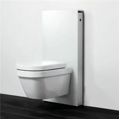 Geberit - Monolith WC Frame & Cistern for Wall Hung WC's - White/Aluminium
