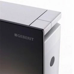 Geberit - Monolith WC Unit & Cistern for Floorstanding WC's - Black/Aluminium -TOILET ACCESSORIES Sales Geberit Monolith WC Unit Cistern for Floorstanding WCs Black d3 375
