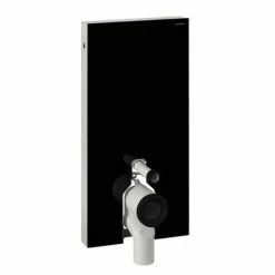 Geberit - Monolith WC Unit & Cistern for Floorstanding WC's - Black/Aluminium -TOILET ACCESSORIES Sales Geberit Monolith WC Unit Cistern for Floorstanding WCs Black d4 375