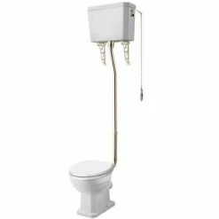 Gold High Level Traditional WC Flush Pipe Kit -TOILET ACCESSORIES Sales Gold High Level Traditional WC Flush Pipe Kit d1 460