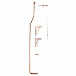 Rose Gold High Level Traditional WC Flush Pipe Kit