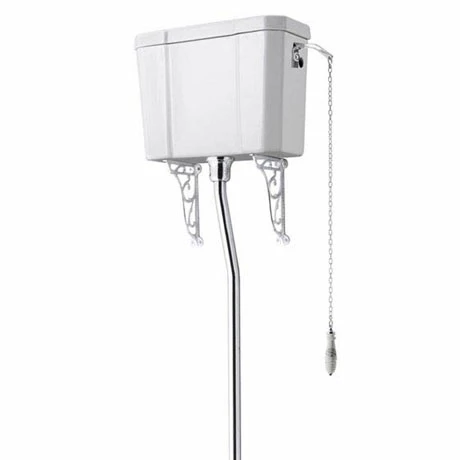 High Level Traditional WC Ceramic Cistern & Flush Pipe Kit 3 High Level Traditional WC Ceramic Cistern & Flush Pipe Kit