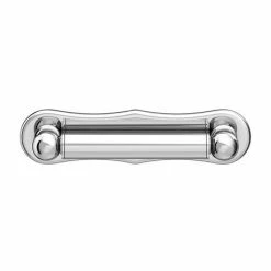 Hudson Reed Traditional Toilet Roll Holder - Chrome -TOILET ACCESSORIES Sales LH301 d1 460